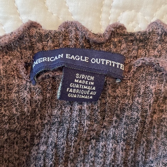 American Eagle Outfitters ribbed mock turtleneck knit dress - Picture 4 of 8